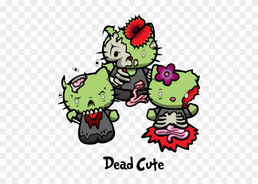 Zombie Hello Kitty Hello Kitty Dead Cute T Shirt Free Transparent Png Clipart Images Download - hello kitty roblox shirt