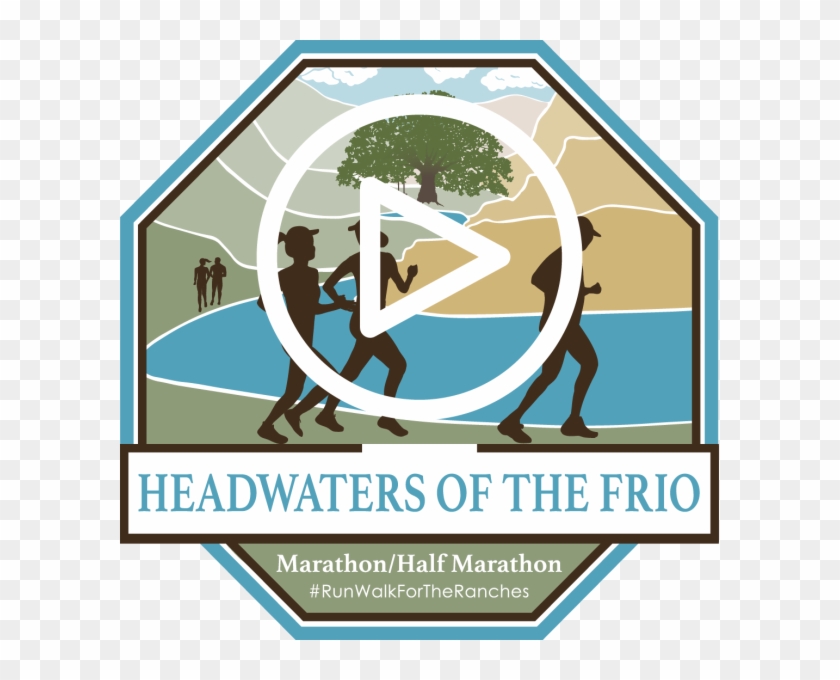 Headwaters Of The Frio Marathon / Half Marathon - Graphic Design #732955