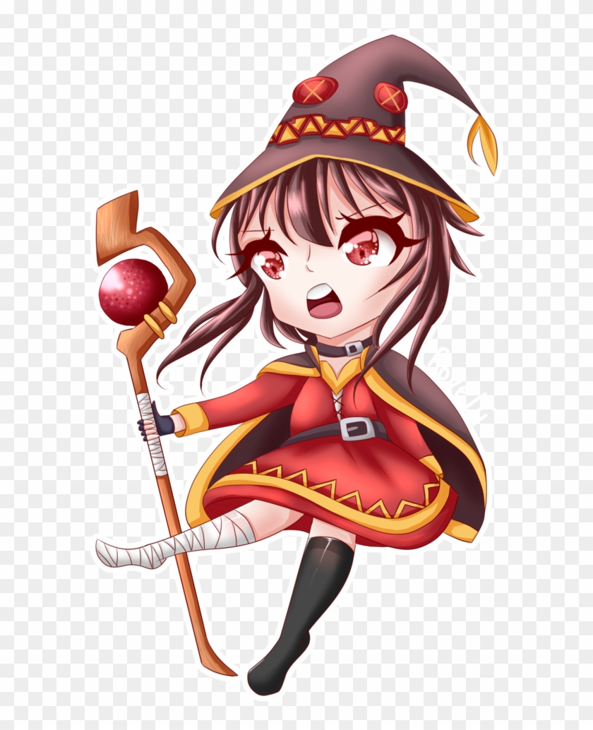 Megumin Chibi By Dangoandflowers - Konosuba #733912