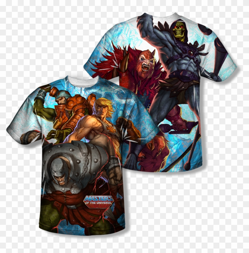 Villains All Over T Shirt - Masters Of The Universe Heroes And Villains Juniors #734435