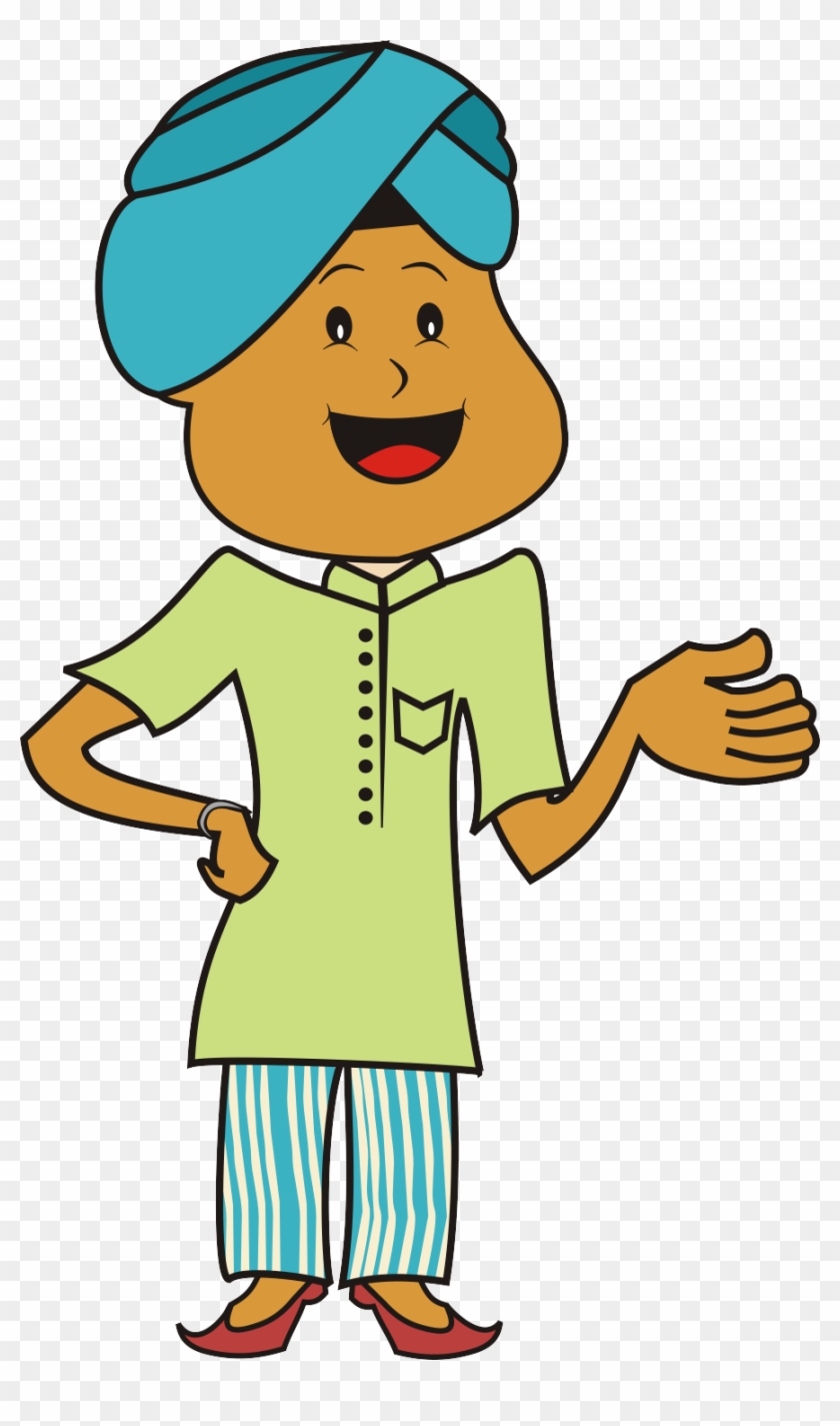 sikh boy clipart series