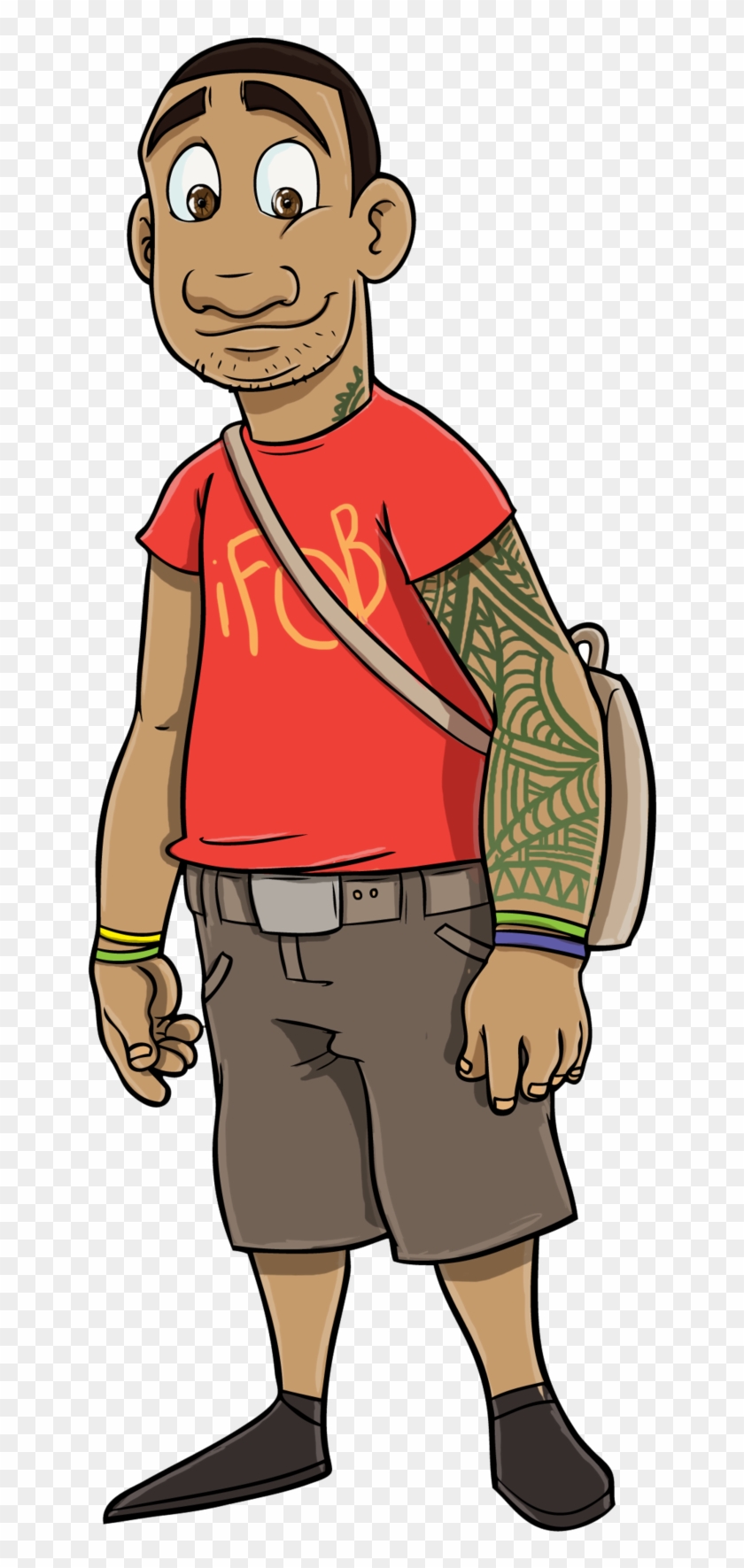 2d Polynesian Illustration Male By Kennedyf - Cartoon #736444