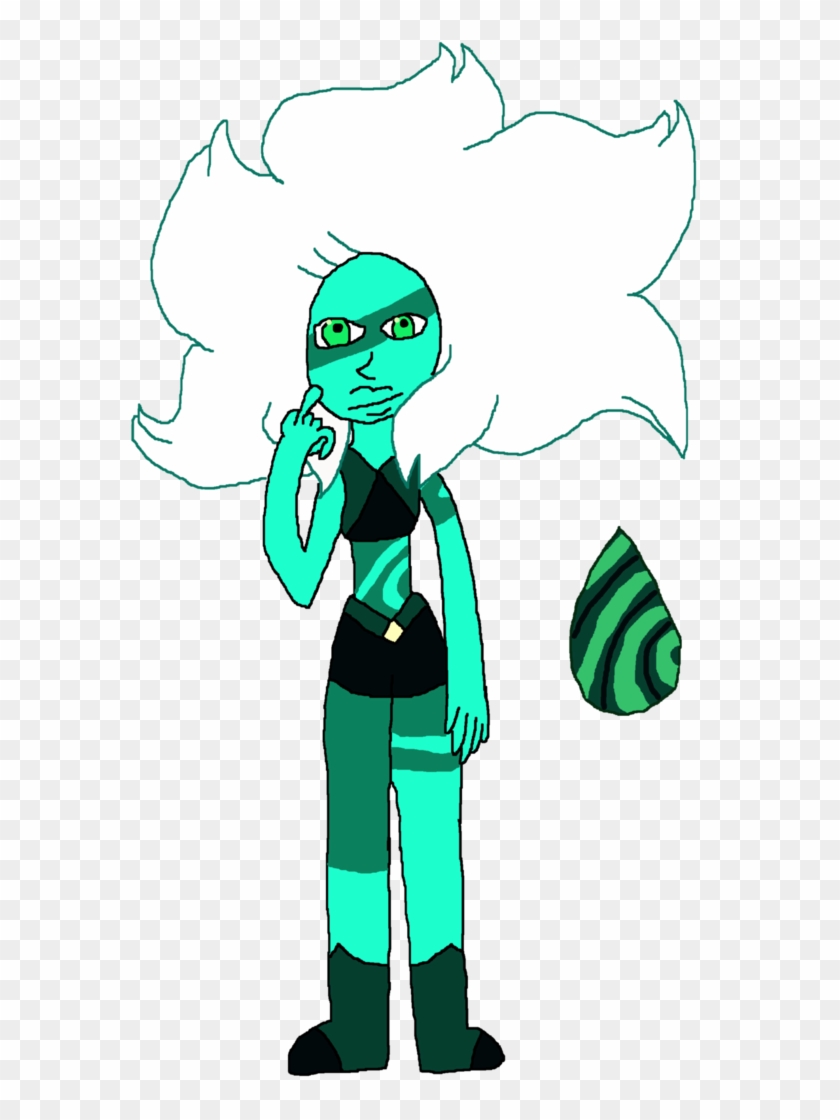 Malachite As A Single Gem By Airwavelol - Cartoon #736619