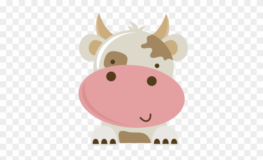 Cow Svg File Cow Svg Cut File Free Svgs Free Svg Cuts - Carinha Dos Bichinhos Da Fazendinha Png #737090