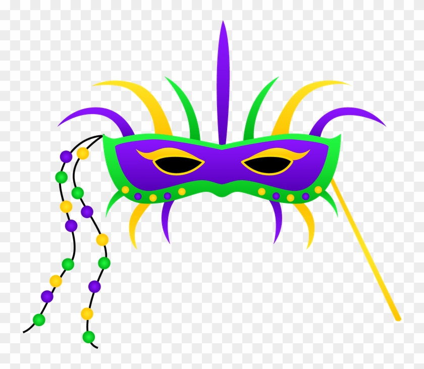 Hundreds Of Free Mardi Gras Clip Art Images - Mardi Gras Mask Clipart #739707