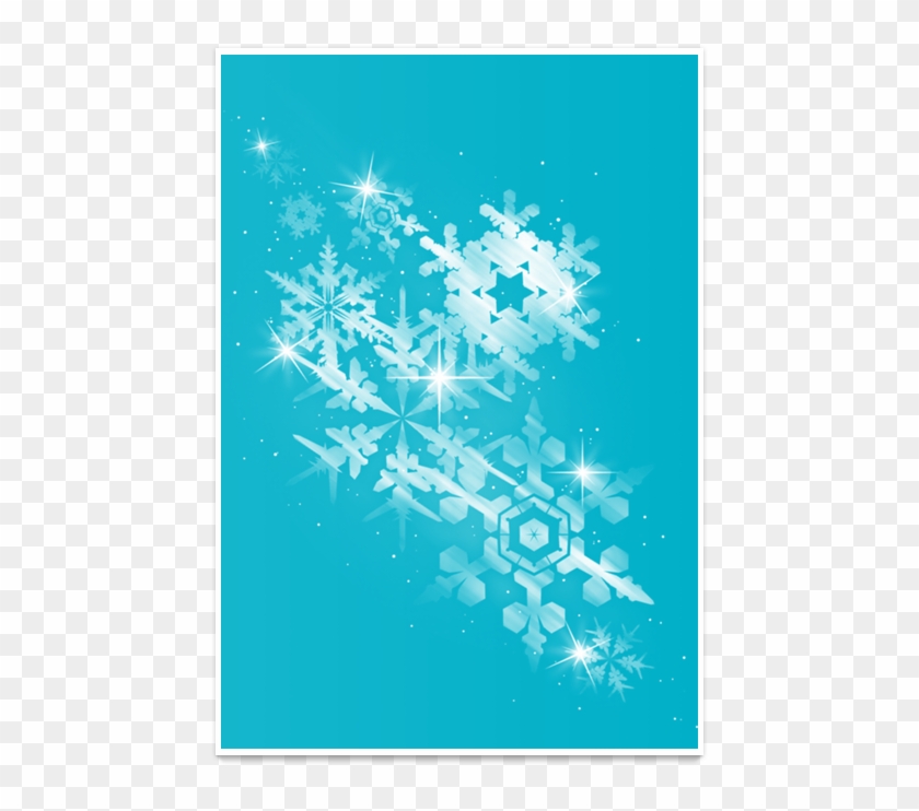 Poster Snow Flakes Of Hope De Tobias Fonsecana - Weihnachten Print Snowflakes Of Hope Von Juniqe - Künstler: #740708