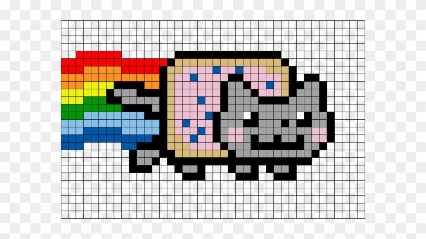 nyan cat pixel art grid 230139 nyan cat perler bead pattern free transparent png clipart images download nyan cat pixel art grid 230139 nyan