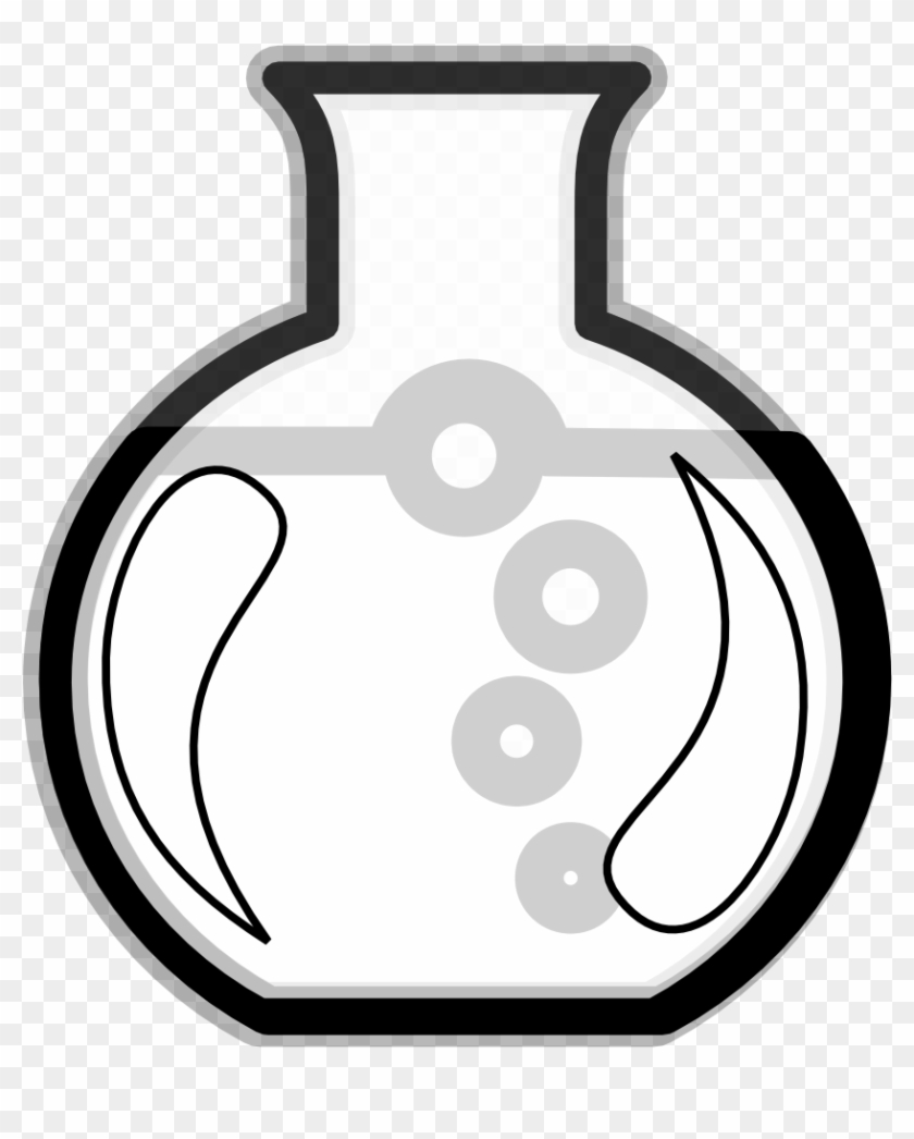 Lab Icon Black White Line Art 555px - Icon #742551