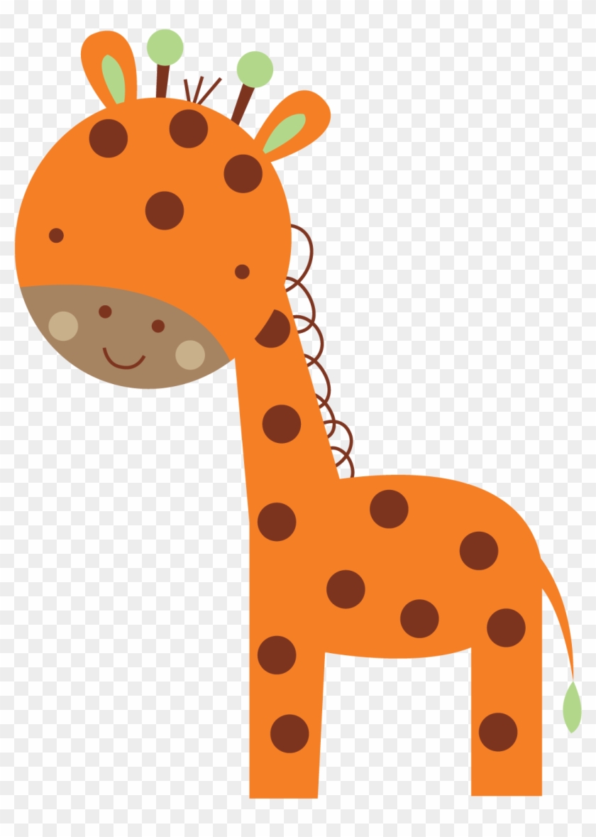 Baby Shower Giraffe Clipart Download - Beiwanda Wall Sticker Baby Animals Set 2 (11 Pieces) #743998