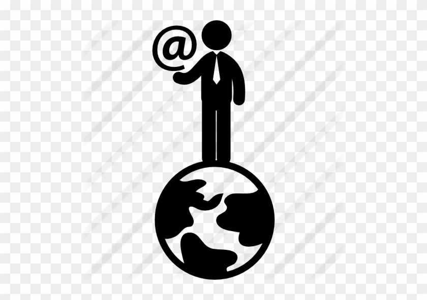 Businessman With International Communication Tool - Businessperson #744018