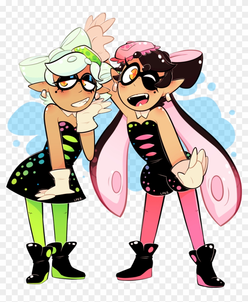 Squid Sisters By Pxlbr Squid Sisters By Pxlbr - Cartoon #744640