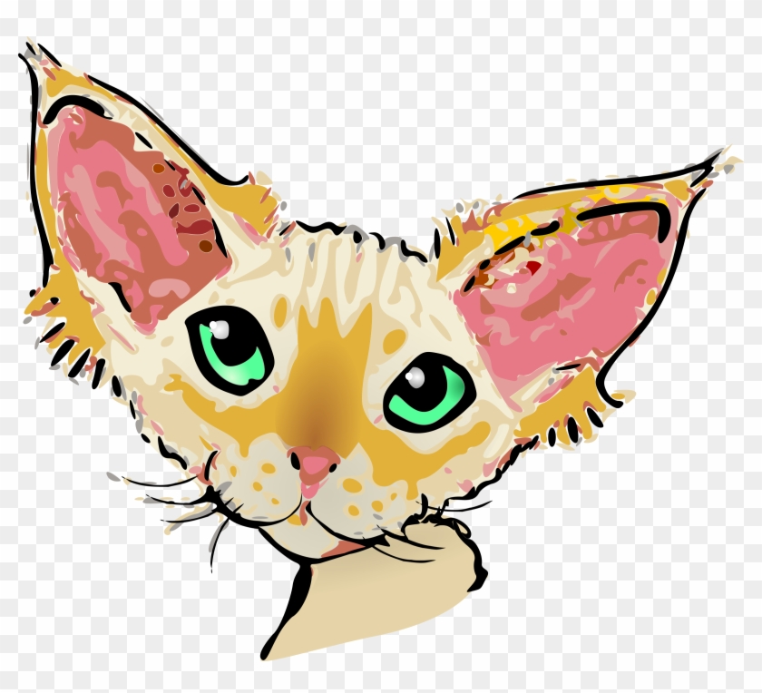 Rex 2 - Devon Rex Clip Art #745019