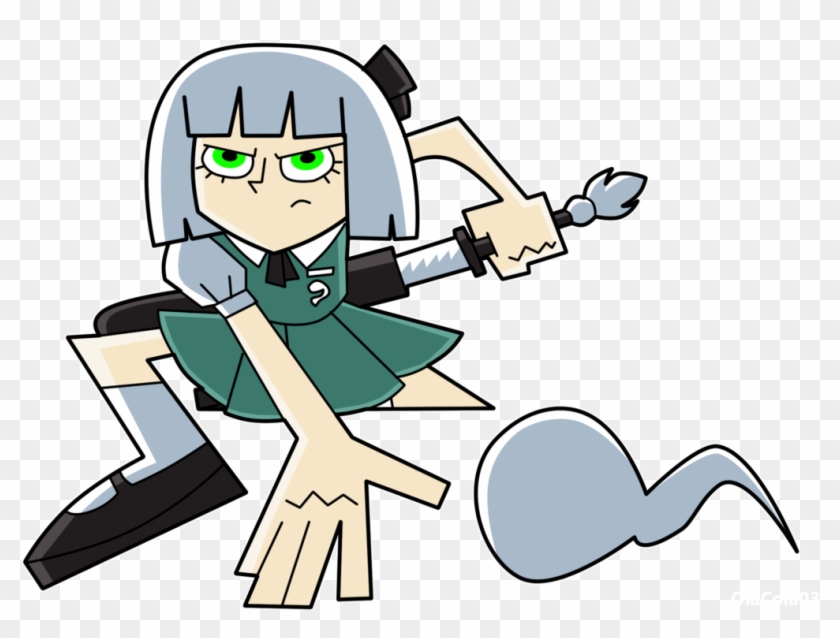 Youmu Phantom By Take It Easy Touhou Full Size PNG