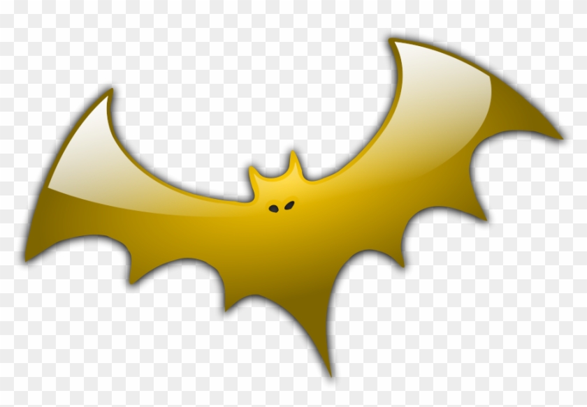 Halloween Glossy Bats 2 Svg Vector File, Vector Clip - Chauve Souris Halloween Orange #747245