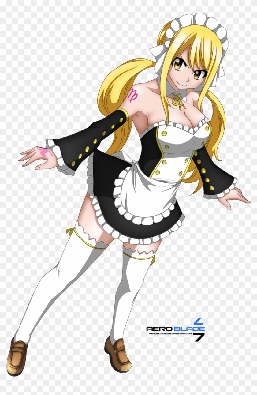 Maid Form Cleaning Service Invoice Template Sample - Fairy Tail Lucy Maid #748506