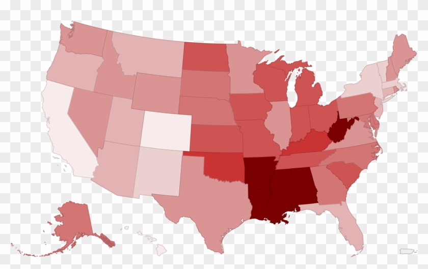 Open - Us Cancer Rates By State #750496