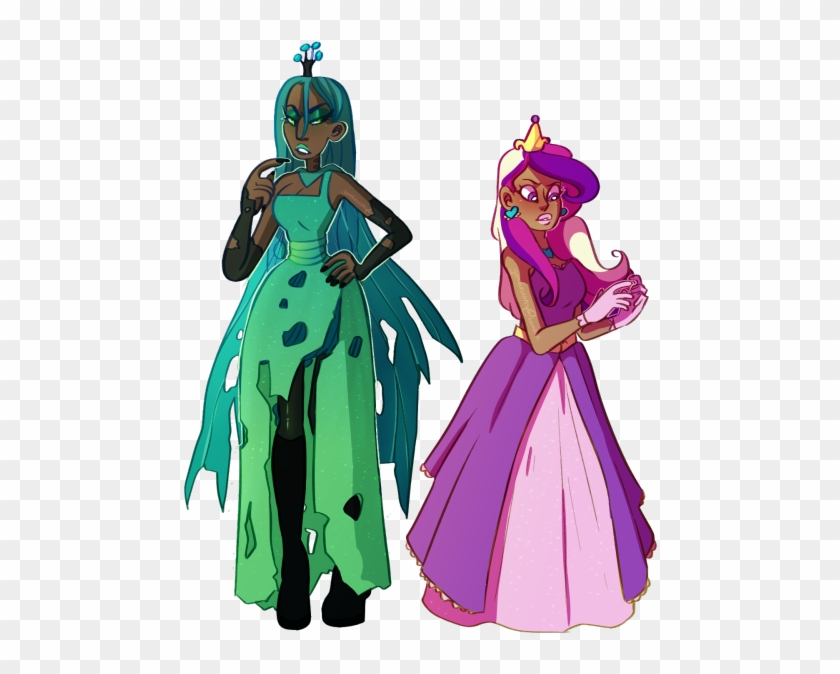 princess cadence and queen chrysalis human