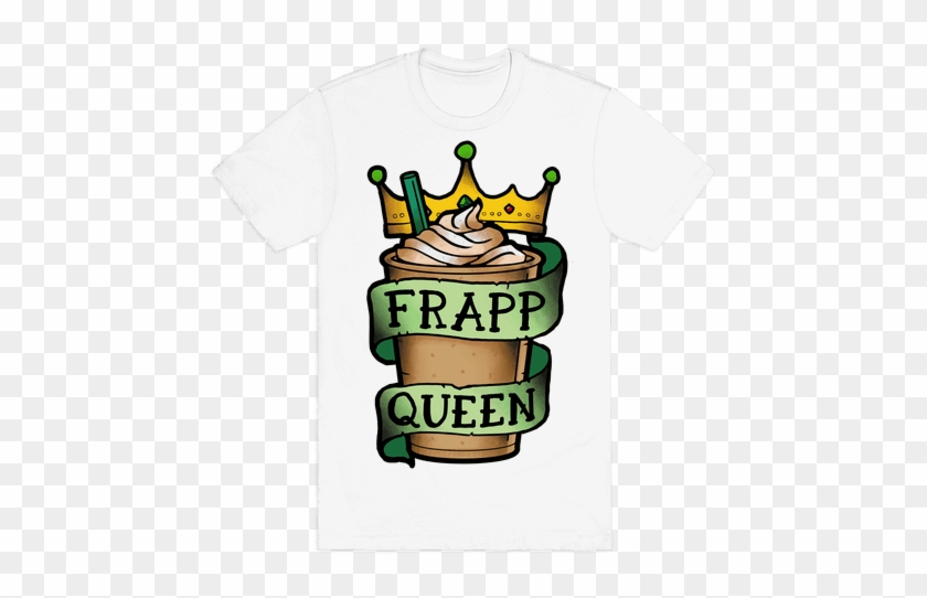 Frapp Queen Mens T-shirt - Cartoon #753880