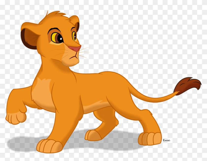 Simba By Roze23 - Cartoon - Free Transparent PNG Clipart Images Download