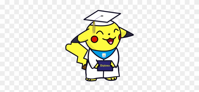 Graduation Pikachu By Solarcrush - Drawing #754790