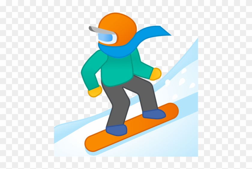 Google - Snowboard Emoji #755610