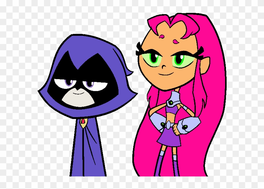 Raven And Starfire By Pichu8boy2arts Star Fire Teen Titans Go Full Size Png Clipart Images 5911