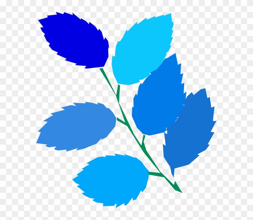 Blue Leaves Clip Art - Spring Clip Art #758353