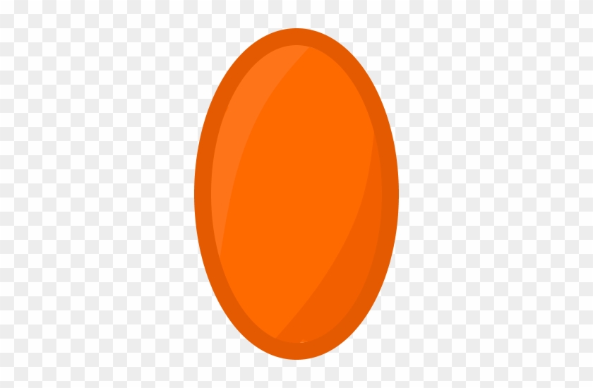 orange oval transparent