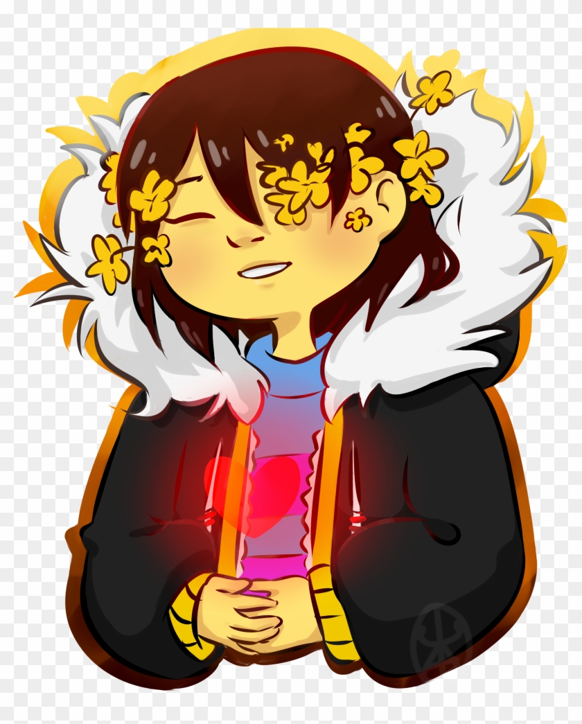 Flowerfell Frisk By Ughh Nyet Flowerfell Frisk By Ughh - Flowerfell Frisk Png #763537