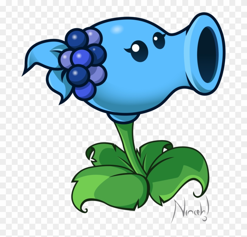 Blueberry-shooter Request By Nina06 - Plants Vs Zombies Blueberry #765549