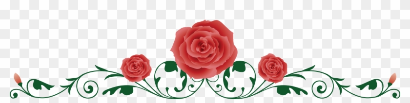 Kwiaty Clipart - Rose Vine Border #768574