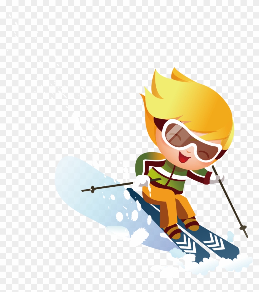 Alpine Skiing Stock Photography Clip Art - Åka Skidor Barn - Full Size ...