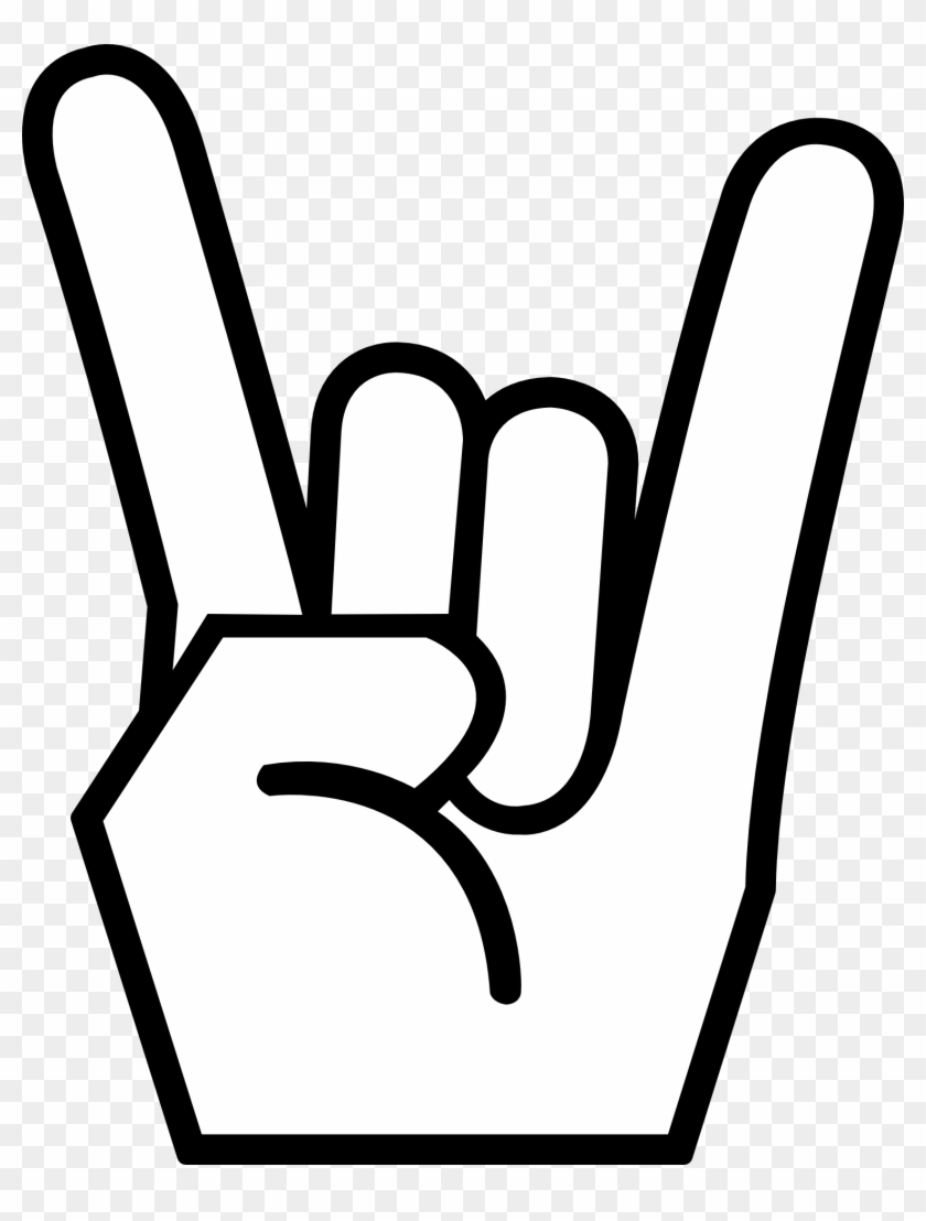 Rock N Roll Sign Free Transparent PNG Clipart Images Download