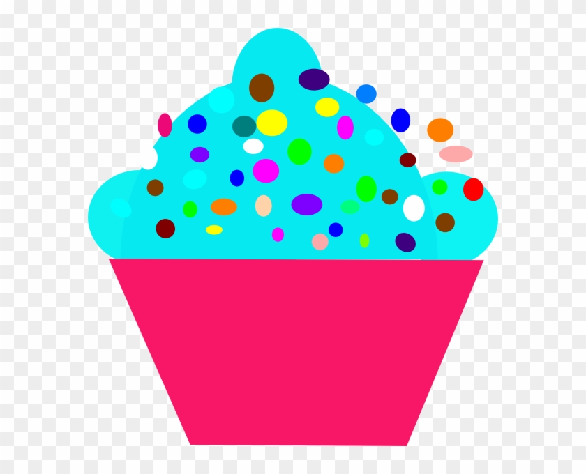 Polka Dot Cupcake Clip Art At Clker - Cupcake #142249