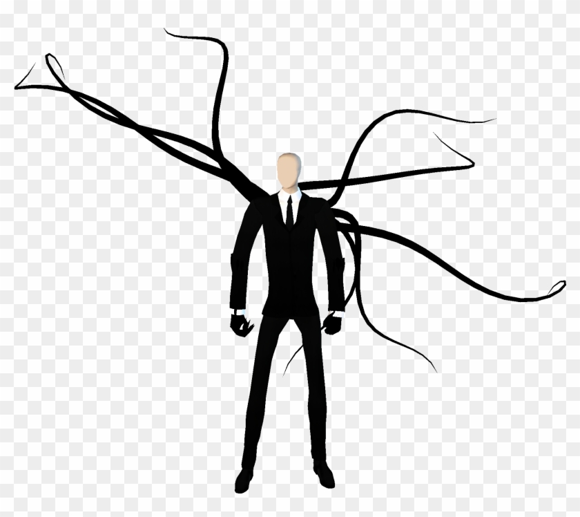 Slenderman Clipart Slender Man White Background Free Transparent Png Clipart Images Download - slender man blood roblox