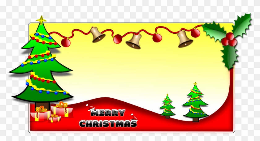 Big Image - Merry Christmas Card Clipart #146059