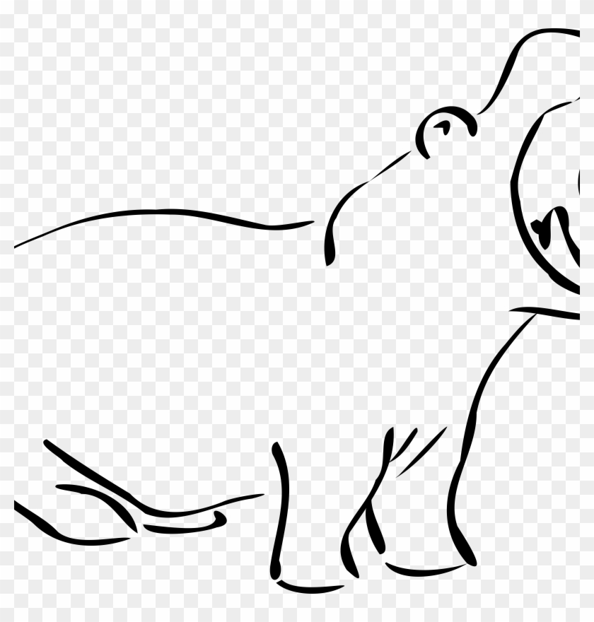 Clipart - Hippo - Hippo Clip Art #769677