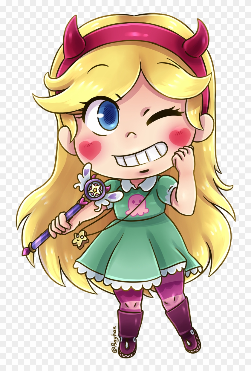 Rayhak ~art~ On Twitter - Star Butterfly Chibi #770510