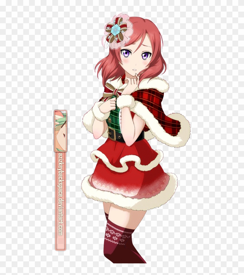 Azizkeybackspace 62 2 - Love Live Nishikino Maki Christmas Dresses Cosplay #770587