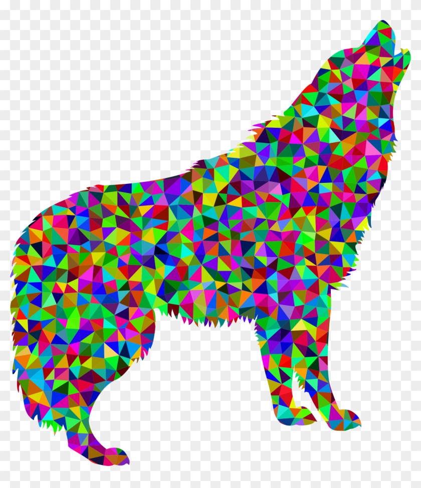 Big Image - Poly Wolf Transparent #773704