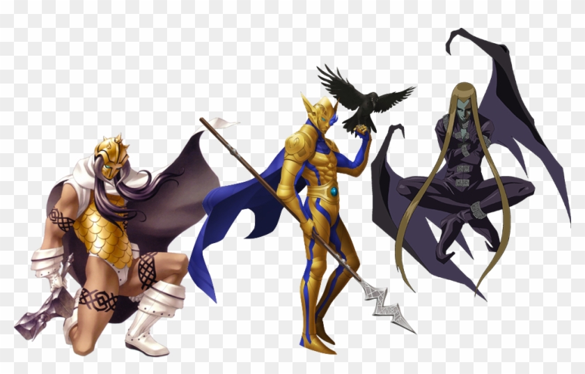 Odin, Thor And Loki ~vs~ Odin, Thor And Loki - Shin Megami Tensei Thor #774926