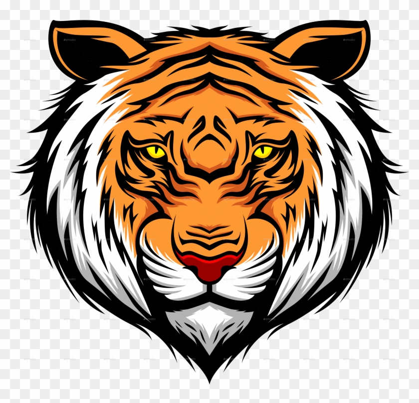 tiger head vector free download