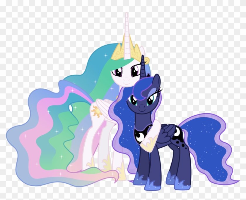 10 Apr - Princess Celestia And Princess Luna #777225