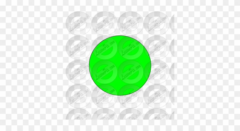 Green Circle Picture - Nee Doh Stress Ball #778347