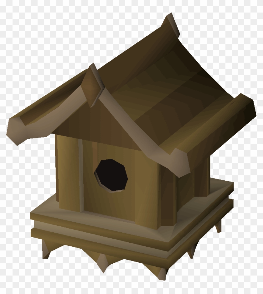 Teak Bird House Detail - House #780666