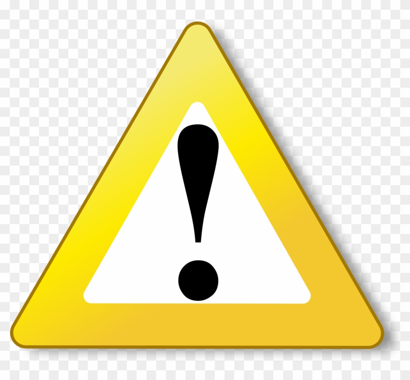 Warning Icon Transparent Background - Yellow Warning Png #781148