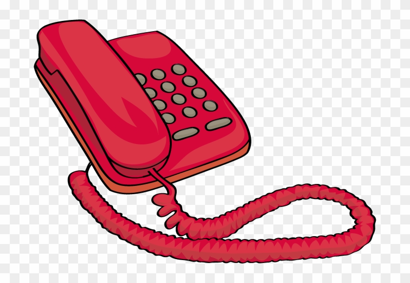 Telephone Red Clip Art - Telephone Red Clip Art #782072