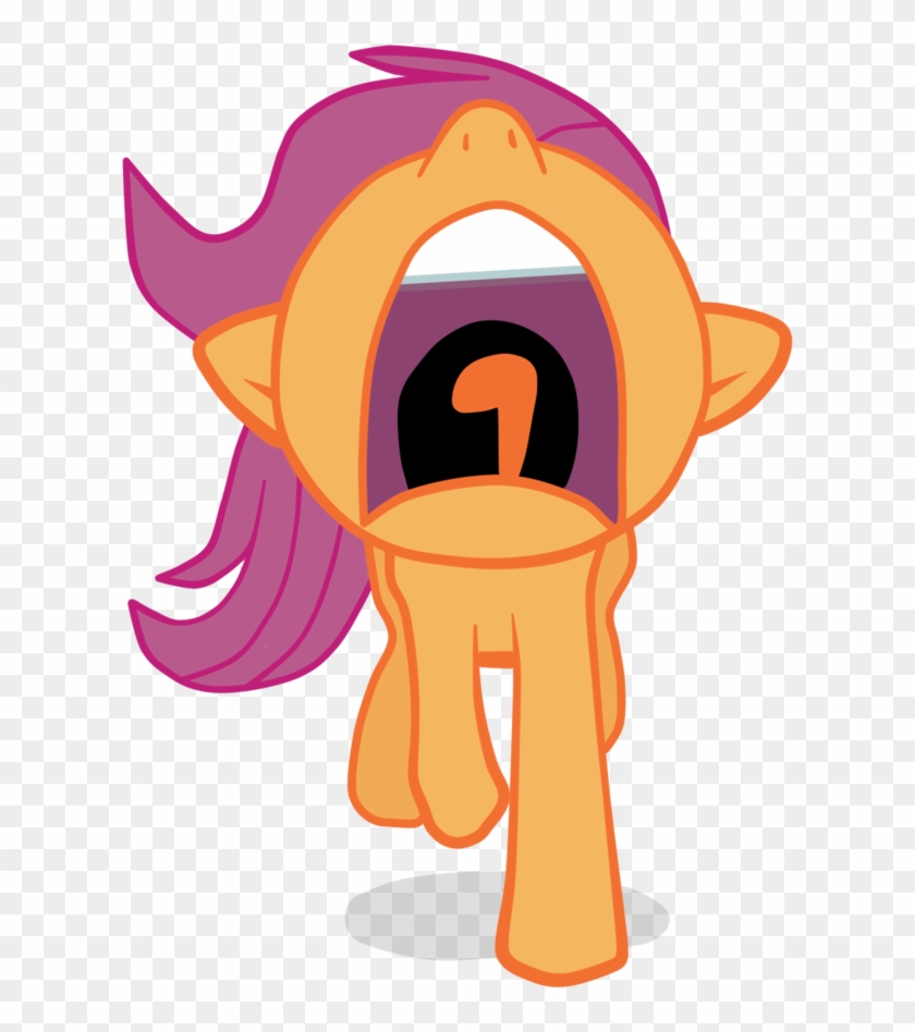 Arcum42, Nose In The Air, Open Mouth, Running, Safe, - Scootaloo Screaming #787998