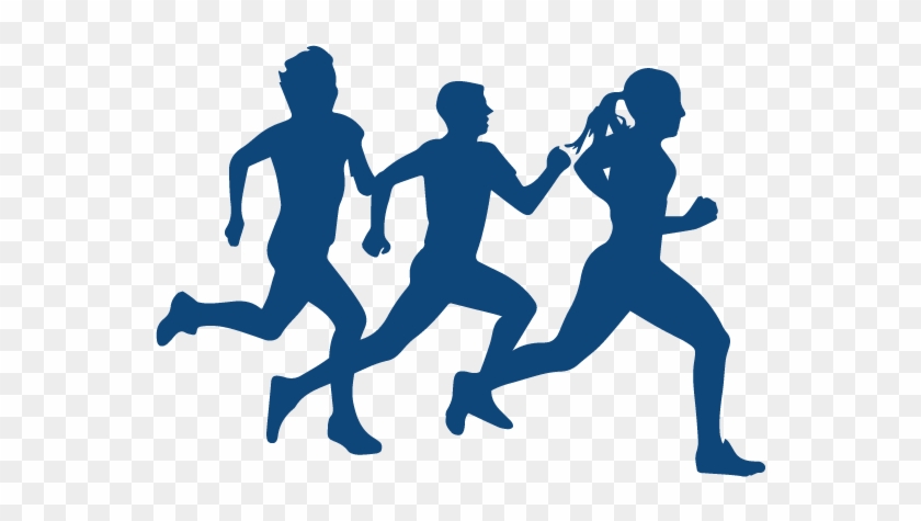 Runners - Running Across Finish Line #788814