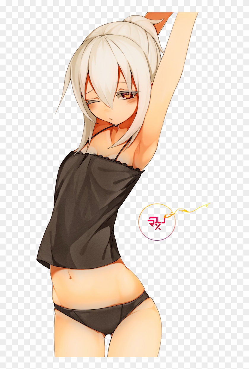 Anime Girl Sexy Dark Skinned Anime Girl Free Transparent PNG Clipart Images Download